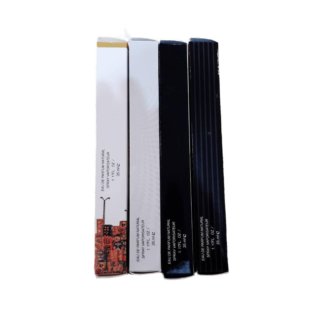 Mens Pocket Perfume Pack Of 4 10*4 40ml j.